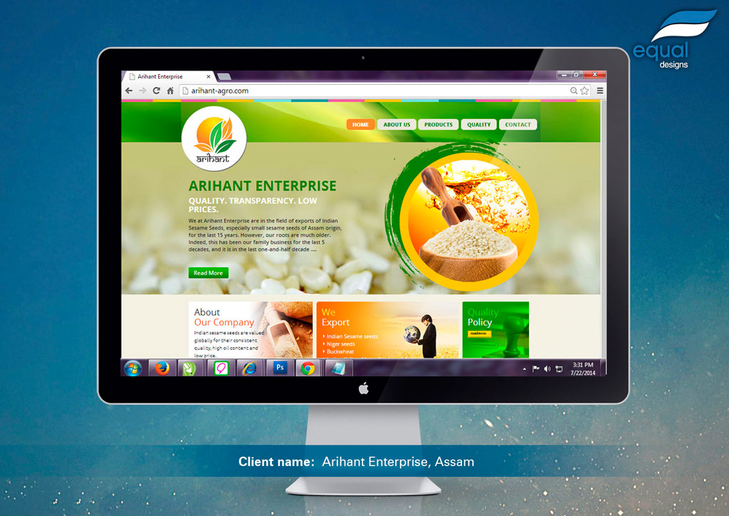Website Design for Arihant