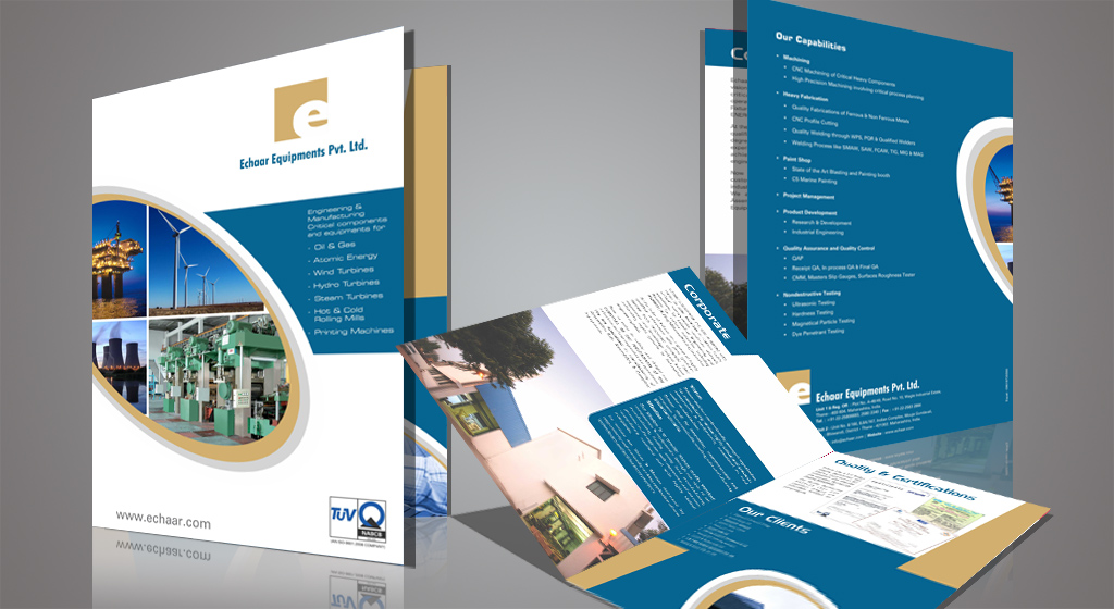 Brochure Design for Echaar Equipments Pvt.Ltd.