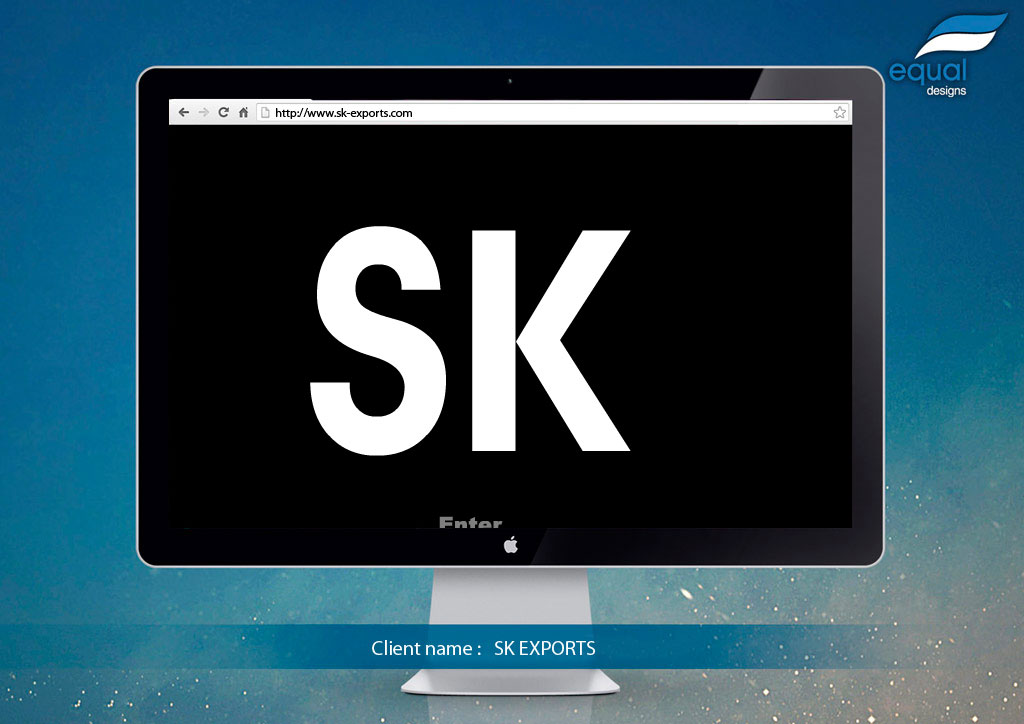 Website Design for SK EXPORTS