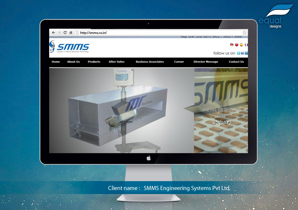 Website Design for SMMS Engineering Systems Pvt Ltd,